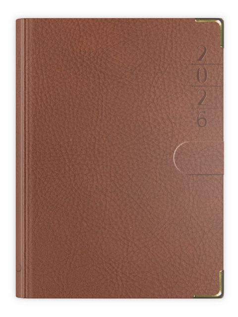 Kalendarz EP terminarz mały B7 - Lux złocony z zap