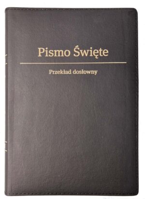 Biblia EIB dosłowny średni zamek indeks czarny
