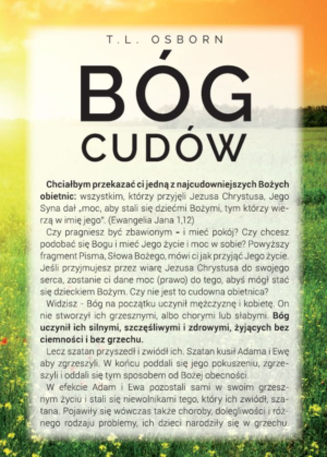 Bóg cudów - ulotka