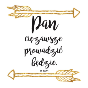 Podkładki korkowe  Pan cię zawsze prowadzić...