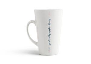 Kubek wysoki latte Wszystko mogę w tym który...