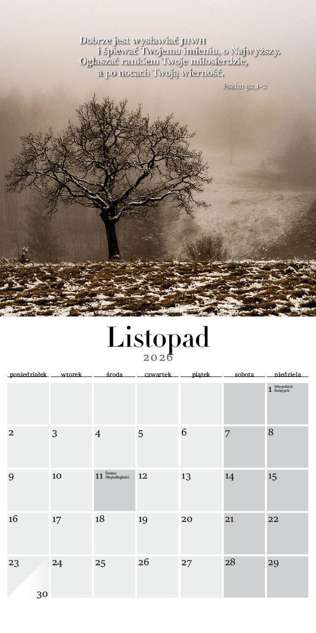 Kalendarz z Psalmami 2026 - obrazek 4