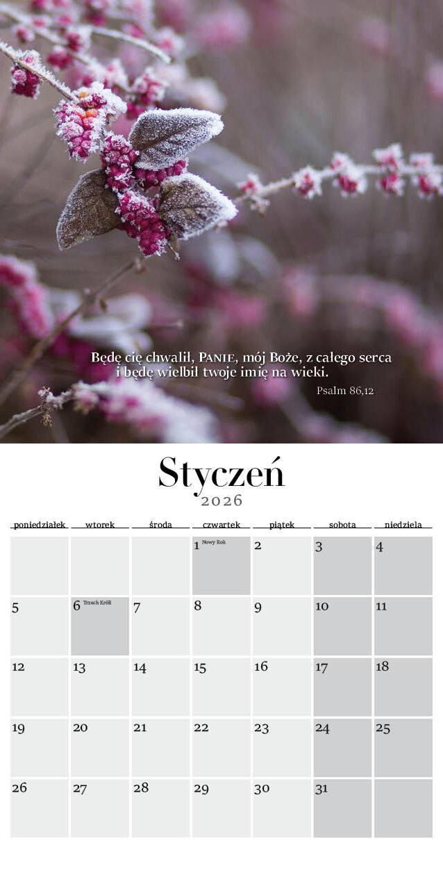 Kalendarz z Psalmami 2026 - obrazek 2