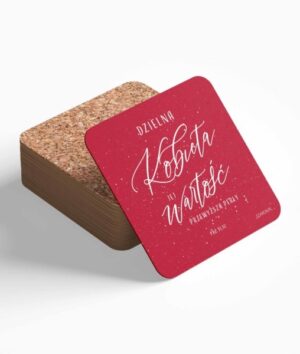 Podkładki korkowe Dzielna kobieta