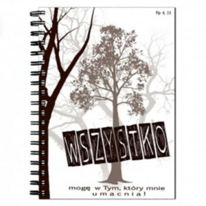 Notes A6 Wszystko mogę w Tym ,który mnie umacnia.