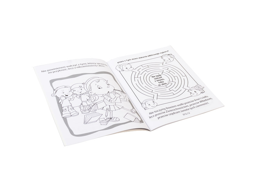 Zagadki i kolorowanki. Bóg jest naszą tarczą - obrazek 2