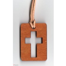 Zawieszka drewniana,  ryba, krzyżyk, gołębica