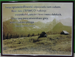 Obraz z wersetem biblijnym