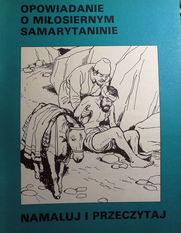 Opowiadanie o miłosiernym Samarytaninie - kolorowanka