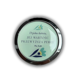 Lusterko okrągłe Dzielna kobieta...