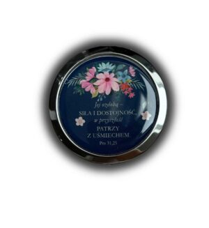 Lusterko okrągłe Jej ozdobą