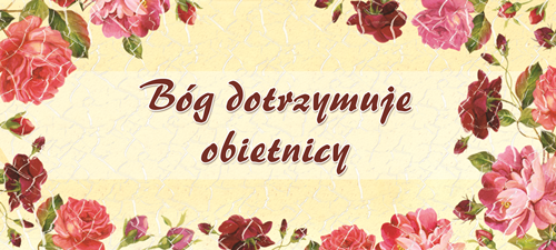 Kubek Bóg dotrzymuje obietnicy MG