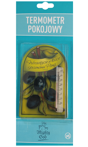 Termometr Wzrastajcie w łasce i poznaniu Pana