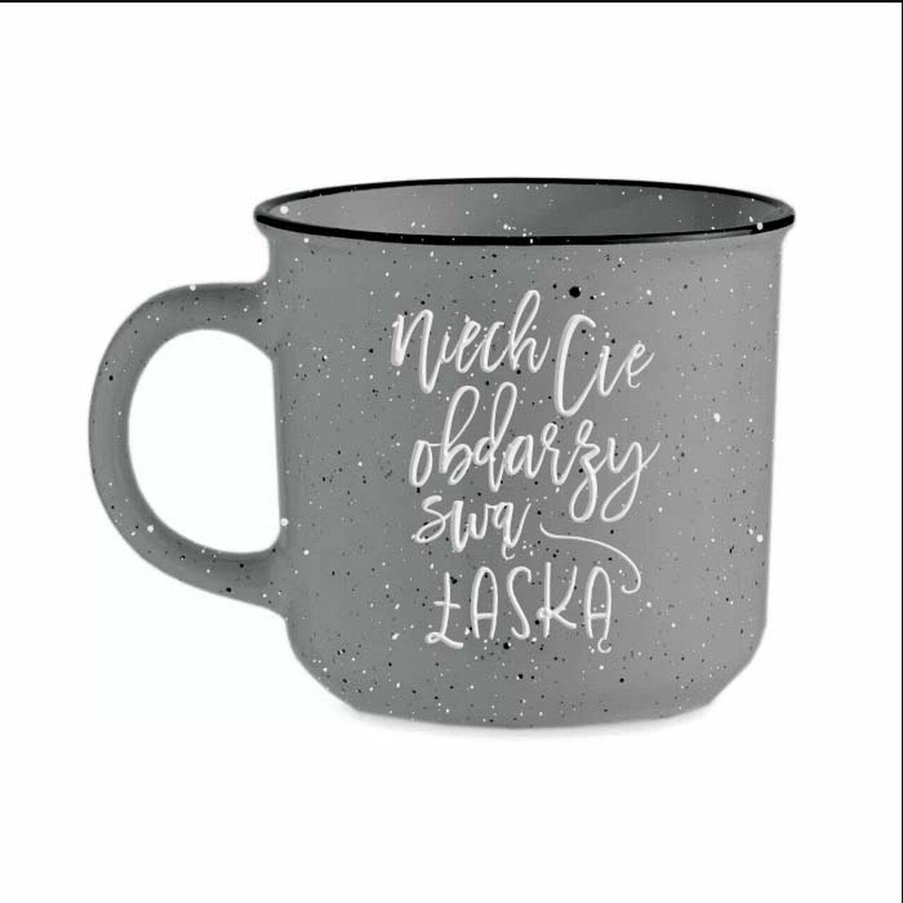 Kubek Niech cię Pan błogosławi - vintage - obrazek 2