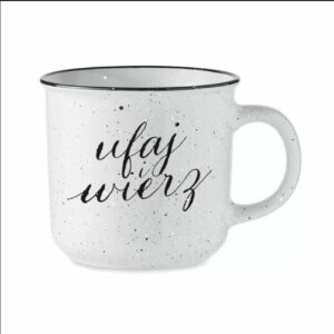 Kubek Ufaj wierz - vintage