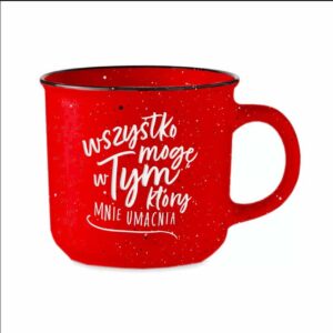 Kubek Wszystko mogę...vintage