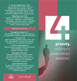 4 prawdy o których powinieneś wiedzieć - ulotka