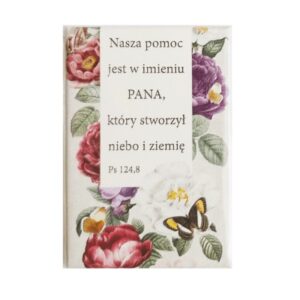 Magnes z wypukłością Nasza pomoc jest w imieniu Pana