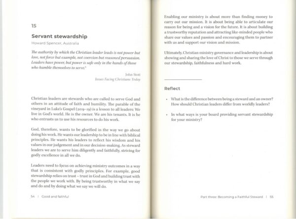 Good and Faithful Growing in the Art of Governanc - obrazek 3