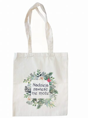 Torba bawełniana Nadzieja zawieść nie może